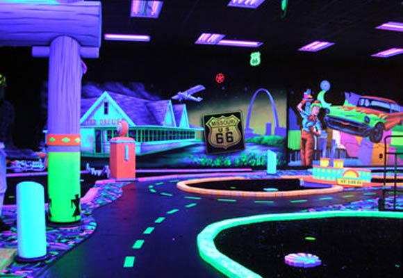 Blacklight Mini Golf