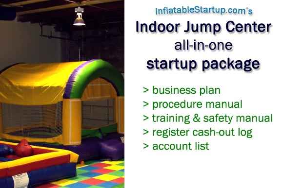 indoor jump center startup package