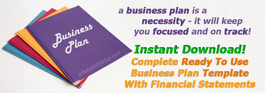 business plan for an Indoor Inflatable Business