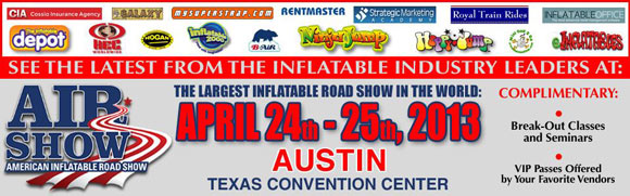 Inflatable Road Show Texas Flyer
