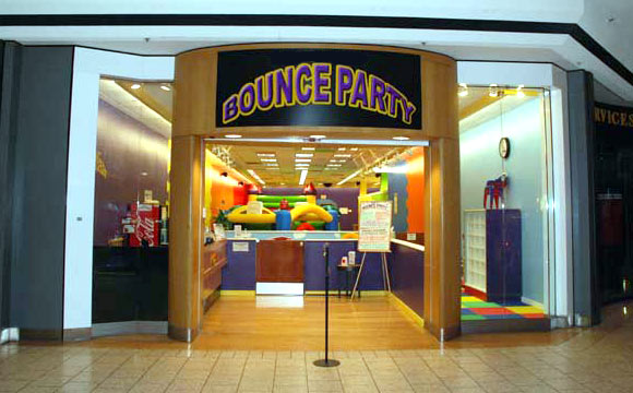 Lobby of a Bounce Party Indoor Center