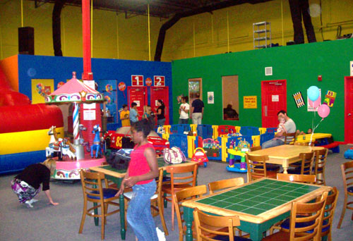 Lobby inside a Jump Arena