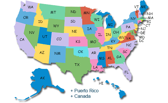 State Regulations Map