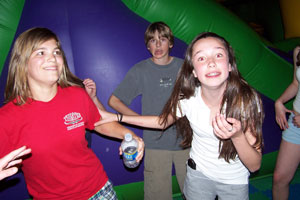 Teens Hanging out at Teen Night