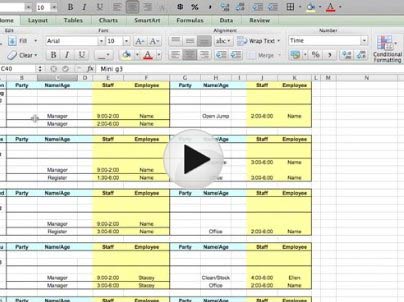 Employee Schedules Video